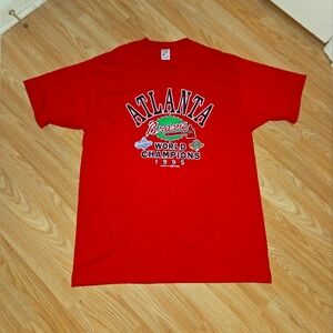 ATLANTA BRAVES VINTAGE TEE 1995 CHAMPIONS